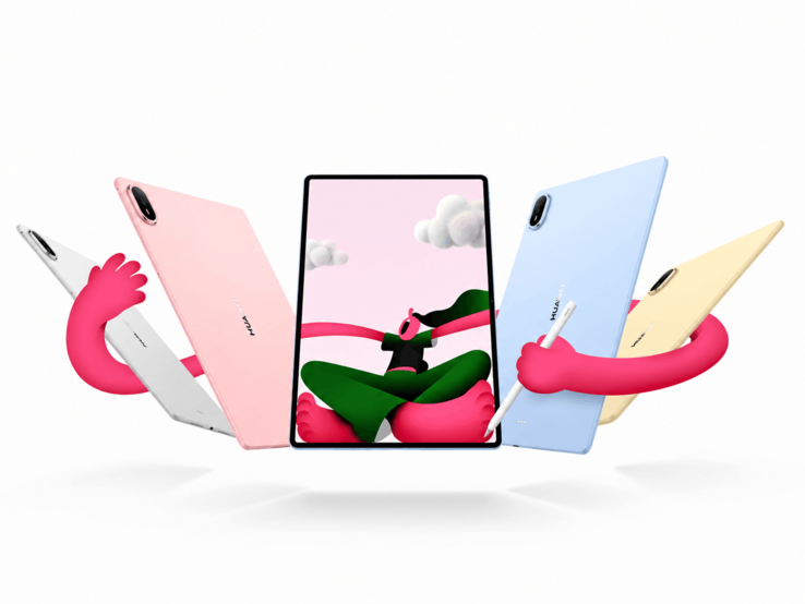 Kleuropties en ontwerp van de Huawei MatePad Air