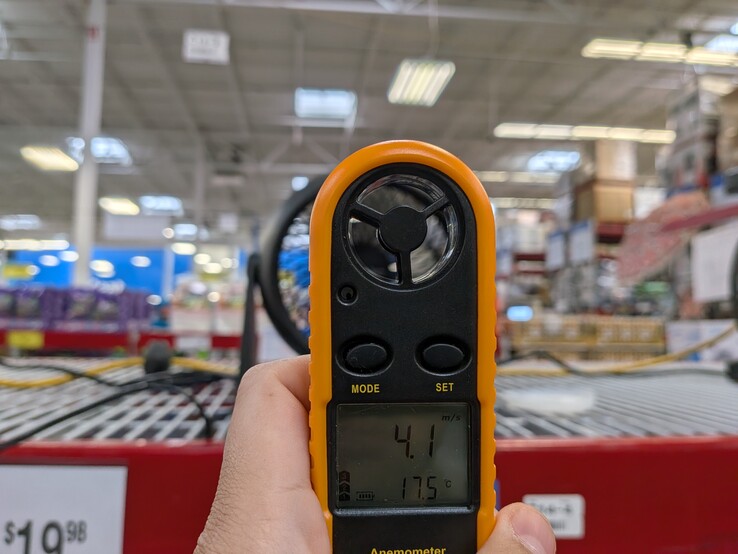 Ventilator van vergelijkbare grootte
