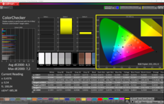 CalMAN ColorChecker (Profiel: P3)