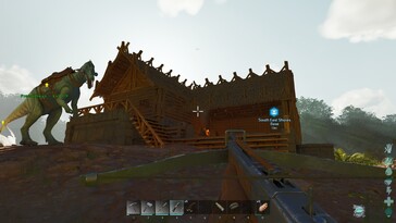 Afbeelding: Een screenshot van de gameplay van ARK: Survival Ascended.