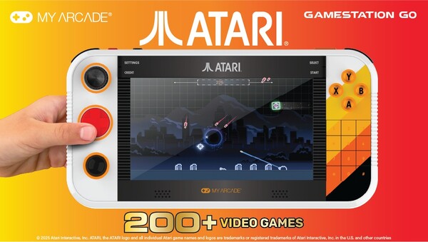 De Atari Gamestation Go laat zien welke besturing u het beste kunt gebruiken om een game te spelen. (Afbeeldingsbron: My Arcade)