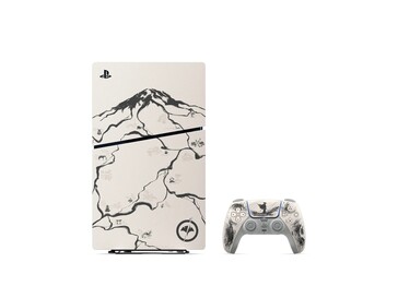 De Black Ghost of Yotei Limited Edition PS5-bundel en controller zijn exclusief verkrijgbaar bij PS Direct. (Afbeeldingsbron: PlayStation)