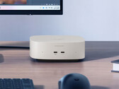 De UFS-variant kost momenteel $499,99. Afgebeeld: een promotiefoto waarop de voorkant van de mini-pc te zien is.