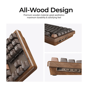 De All-Wood-editie kost $199,99, $60 meer dan de K8 HE Special Edition met houten afwerking.