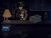 In Last Report kruipen spelers in de huid van een nachtdienst parkwachter. Afgebeeld - een screenshot uit het spel. (Afbeeldingsbron: Steam)