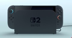 De Nintendo Switch 2 in het dock (Afbeelding bron: Nintendo)