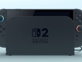 De Nintendo Switch 2 in het dock (Afbeelding bron: Nintendo)