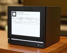 Een Steam Machine met een e-ink-scherm.