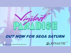 Het titelscherm voor Vigilante Paradise op Sega Saturn (bron: Playnautic via Itch.io)