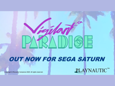 Het titelscherm voor Vigilante Paradise op Sega Saturn (bron: Playnautic via Itch.io)