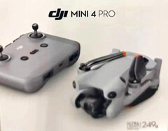 DJI Mini 4 Pro retailverpakking. (Afbeeldingsbron: @Quadro_News - bewerkt)