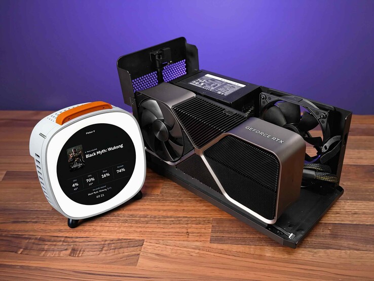 De Piston V mini-pc is voorzien van een OCuLink-poort voor snelle eGPU-verbindingen.
