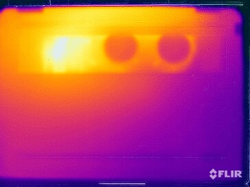 Stresstest oppervlaktetemperaturen (onder)