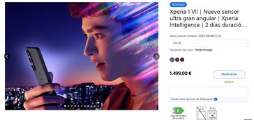 Niet op voorraad - Sony Spanje