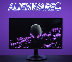De Alienware AW2725DF maakt net als zijn grotere broer gebruik van QD-OLED technologie. (Afbeeldingsbron: Dell)