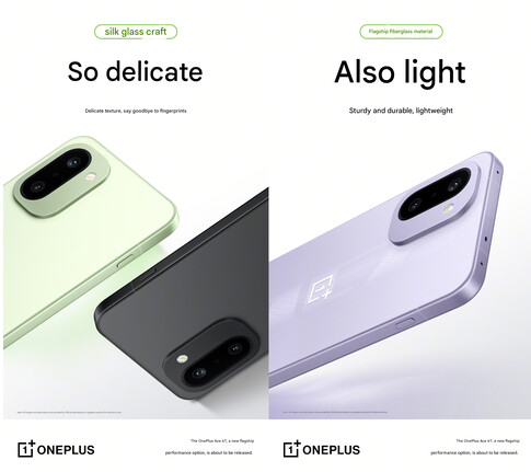 Bouw en afwerking van de Ace 6T (Afbeelding bron: OnePlus - machine vertaald)