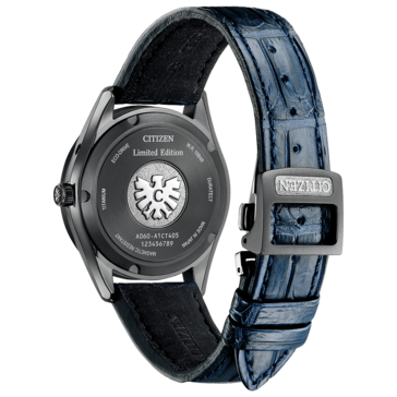 Het Citizen 30th Anniversary Eco-Drive horloge met blauwe washi papieren wijzerplaat. (Afbeelding bron: Citizen)