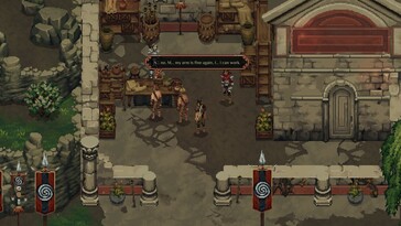 Afgebeeld: Een gameplay screenshot van Drova - Forsaken Kin.