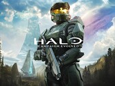 Officiële afbeelding voor Halo: Campaign Evolved, waarop de Master Chief te zien is.
