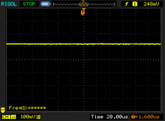 PWM op 100 %