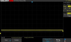 25% helderheid: 360 Hz PWM