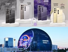 Terwijl Samsung de Sphere gebruikt voor Galaxy S24 teasers op CES 2024, zijn de eerste marketingdia&#039;s voor het Galaxy vlaggenschip uitgelekt.