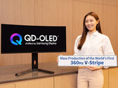 Eerste V-Stripe QD-OLED-monitor met een vernieuwingsfrequentie van 360 Hz. (Afbeeldingsbron: Samsung Display)