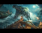 Degenen die Skull and Bones vooraf bestellen, ontvangen het pakket "Hoogheid van de volle zee", dat de Robe of Glory en het Kroningsvuurwerk bevat! (Bron: Ubisoft)
