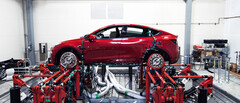 Duitse Tesla Model Y-toestellen worden binnenkort geleverd met BYD-batterijen. (Beeldbron: Tesla)