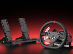 De PXN V10 Ultra racebundel (afbeelding) wordt geleverd met een wielbasis, afneembaar stuur en een pedaalset. (Afbeeldingsbron: PNX)