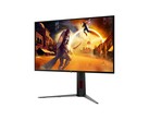 De afbeelding toont het vooraanzicht van de nieuwe gamingmonitor. 