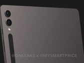 De Galaxy Tab S9 Ultra wordt het evenbeeld van zijn voorganger. (Afbeeldingsbron: @OnLeaks & MySmartPrice)