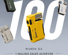 Wuben G5 EDC zaklamp in geel