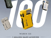 Wuben G5 EDC zaklamp in geel