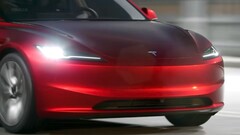 2024 Model 3 koplampen (afbeelding: Tesla/YT)