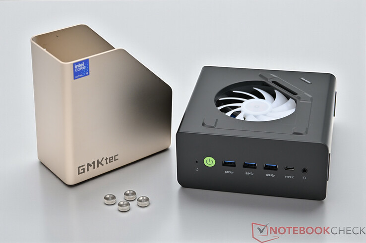 GMKtec EVO-T1 met gedemonteerd metalen deksel