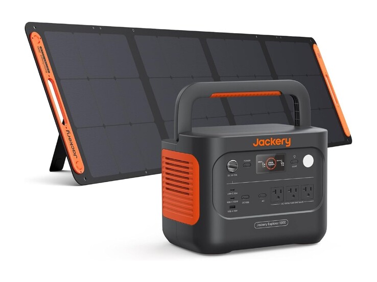 De Jackery Explorer 1000 V2 heeft een ingebouwde lamp (Afbeelding bron: Jackery)