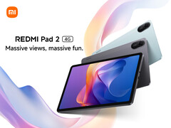 De Redmi Pad 2 zal bij de lancering in minstens twee kleuropties verkrijgbaar zijn. (Afbeeldingsbron: Xiaomi)