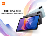 De Redmi Pad 2 zal bij de lancering in minstens twee kleuropties verkrijgbaar zijn. (Afbeeldingsbron: Xiaomi)