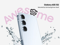 De Galaxy A55 is een van de eerste middenklasse smartphones van Samsung die One UI 7 in welke vorm dan ook krijgt. (Afbeeldingsbron: Samsung)