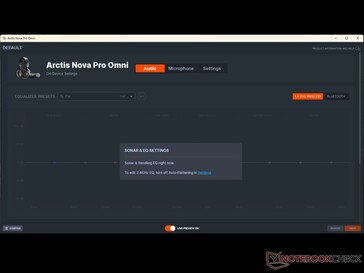 SteelSeries Engine draagt de besturing over aan Sonar.