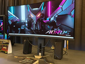 De Gigabyte AORUS MO34WQC is een van de monitoren die volgens de geruchten het nieuwe 34-inch QD-OLED-paneel van Samsung Display zal bevatten. (Afbeeldingsbron: TFTCentral)