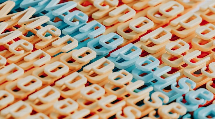 Abstracte voorstelling van het woord menopauze met kleurrijke 3D-letters (Afbeelding bron: A.C. via Unsplash)