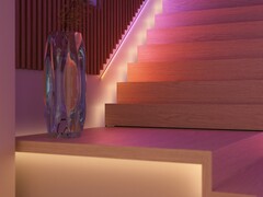 De Philips Hue OmniGlow strip light 10ft (foto) is uitgebracht in de VS. (Afbeeldingsbron: Philips Hue)