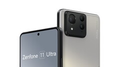 Een render van de Zenfone 11 Ultra. (Bron: evleaks)