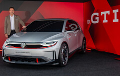 Thomas Schäfer, CEO Volkswagen Brand presenteert de nieuwe ID. GTI Concept op de IAA in München, Duitsland. (Afbeelding bron: Volkswagen)