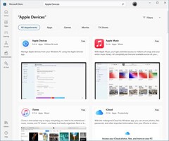 Apple apps in Microsoft Store (Bron: Eigen)