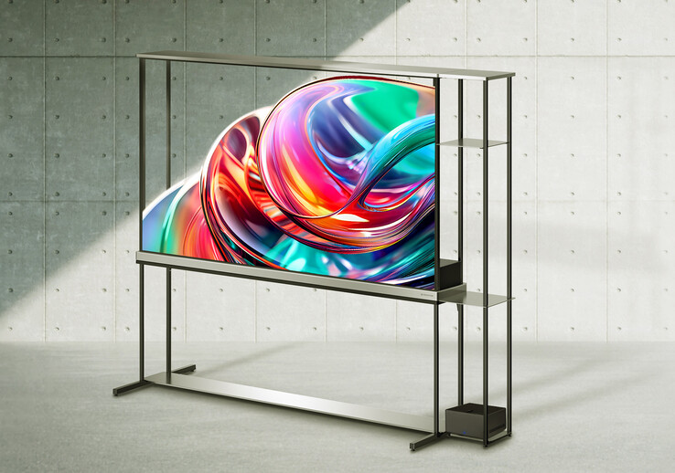 De LG Signature OLED transparante TV. (Afbeeldingsbron: LG)