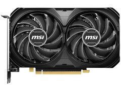 De MSI RTX 4060 Ti Ventus 2X Black is in de fabriek overgeklokt naar 2.565 MHz. (Bron: MSI/Newegg)