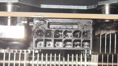 Gesmolten Nvidia RTX 4090 connector (Afbeeldingsbron: Reddit)
